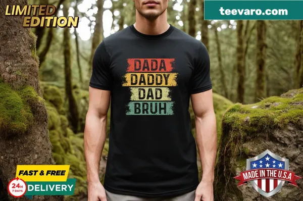 Vintage distressed T-shirt with funny dad phrases