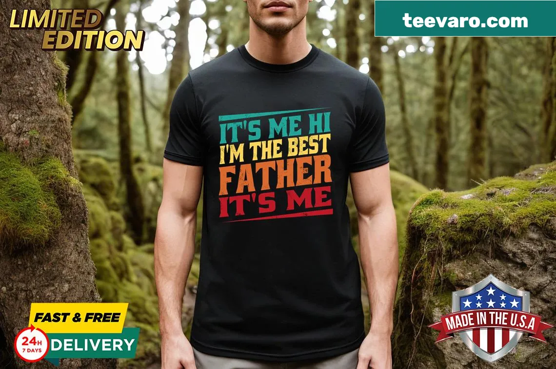 Limited edition T-shirt for men celebrating Father’s Day with playful text — on a men's t-shirt