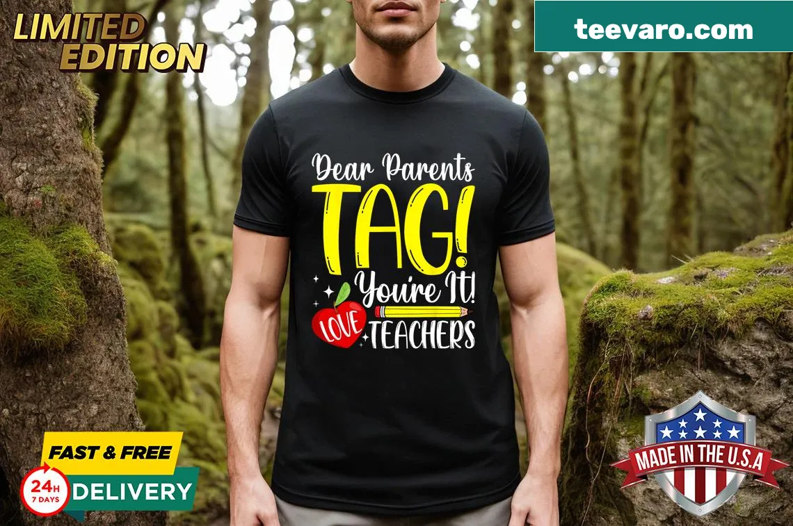 Funny teacher graphic T-shirt for last day of school — on a men's t-shirt