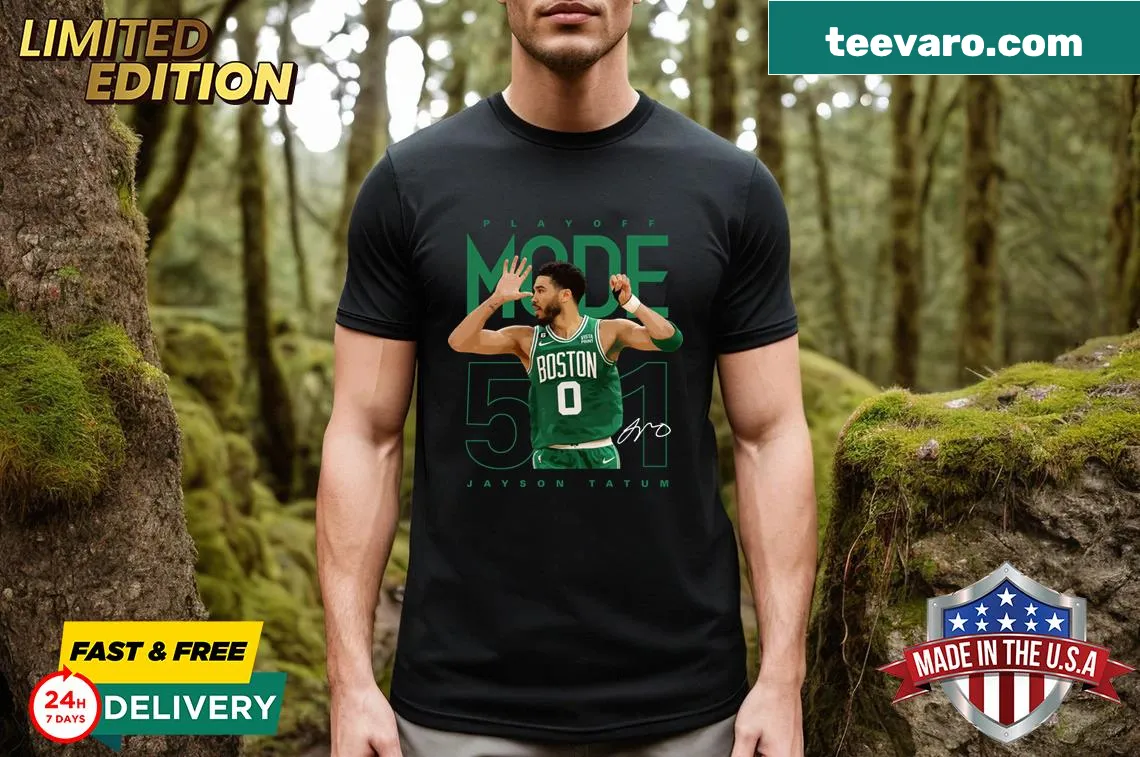 Stylish t-shirt honoring Jayson Tatum's 51-point game — on a men's t-shirt