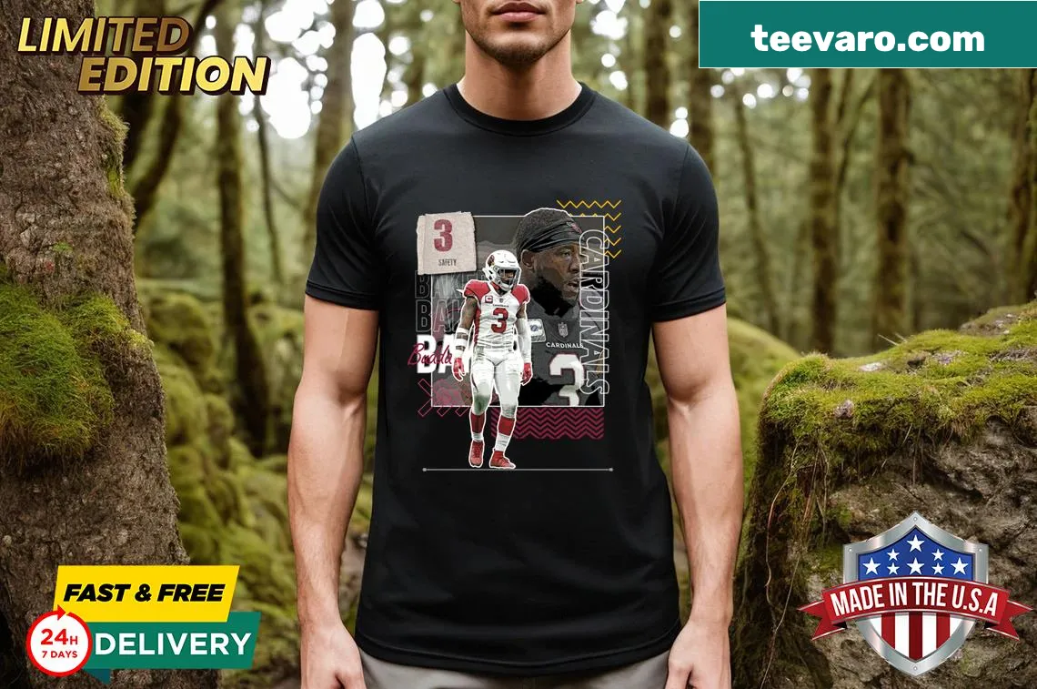 Personalized T-shirt featuring Budda Baker in a poster style — on a men's t-shirt