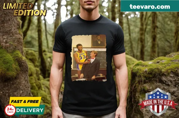 Vintage design honoring Kareem Abdul-Jabbar on a T-shirt
