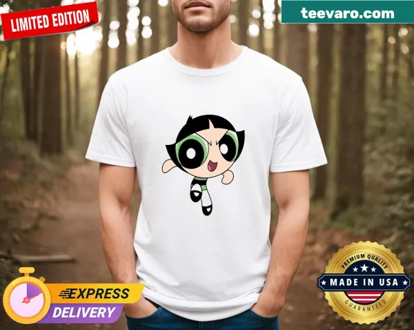Cute Buttercup graphic t-shirt from the Powerpuff Girls
