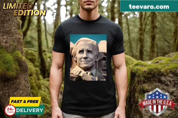 Slim fit T-shirt with 'Biden' design for Fourth of July celebrations