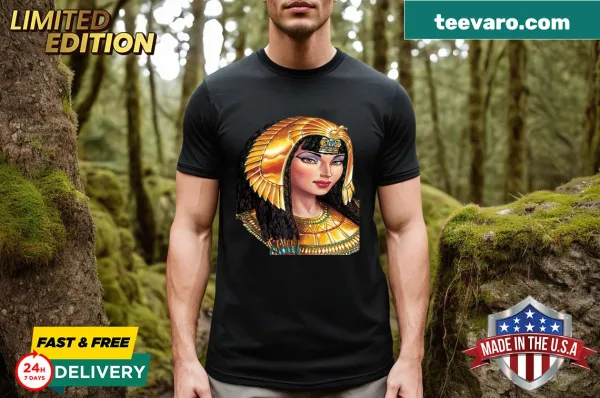 Vintage Cleopatra t-shirt featuring retro graphics.