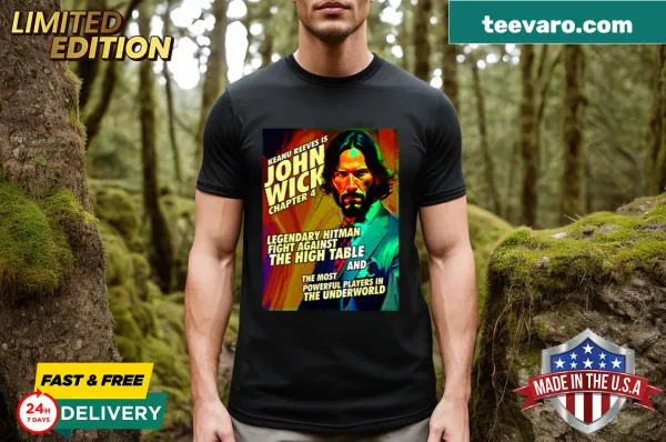Vintage fan art t-shirt inspired by John Wick: Chapter 4