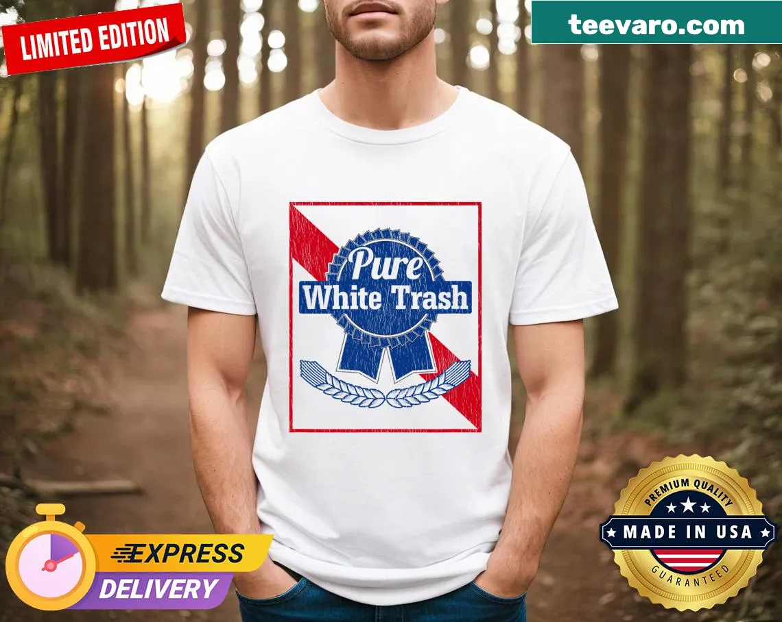 Funny T-shirt with humorous redneck-themed text. — on a men's t-shirt
