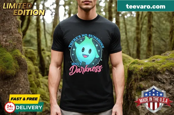 Edgy grunge t-shirt with bold typography about darkness