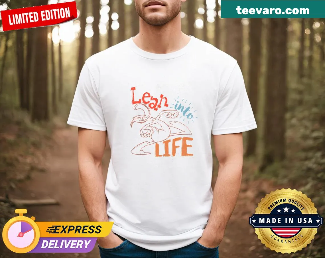 Daffy Duck graphic T-shirt with a humorous message — on a men's t-shirt
