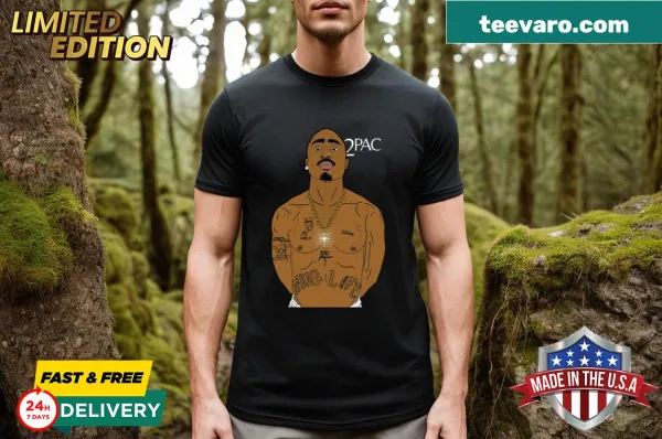 Fashionable T-shirt featuring an exclusive Thug Life design by Tupac