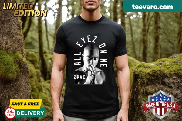 Vintage Tupac Me Against The World t-shirt with classic imagery.
