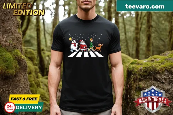 Customized Christmas road themed t-shirt