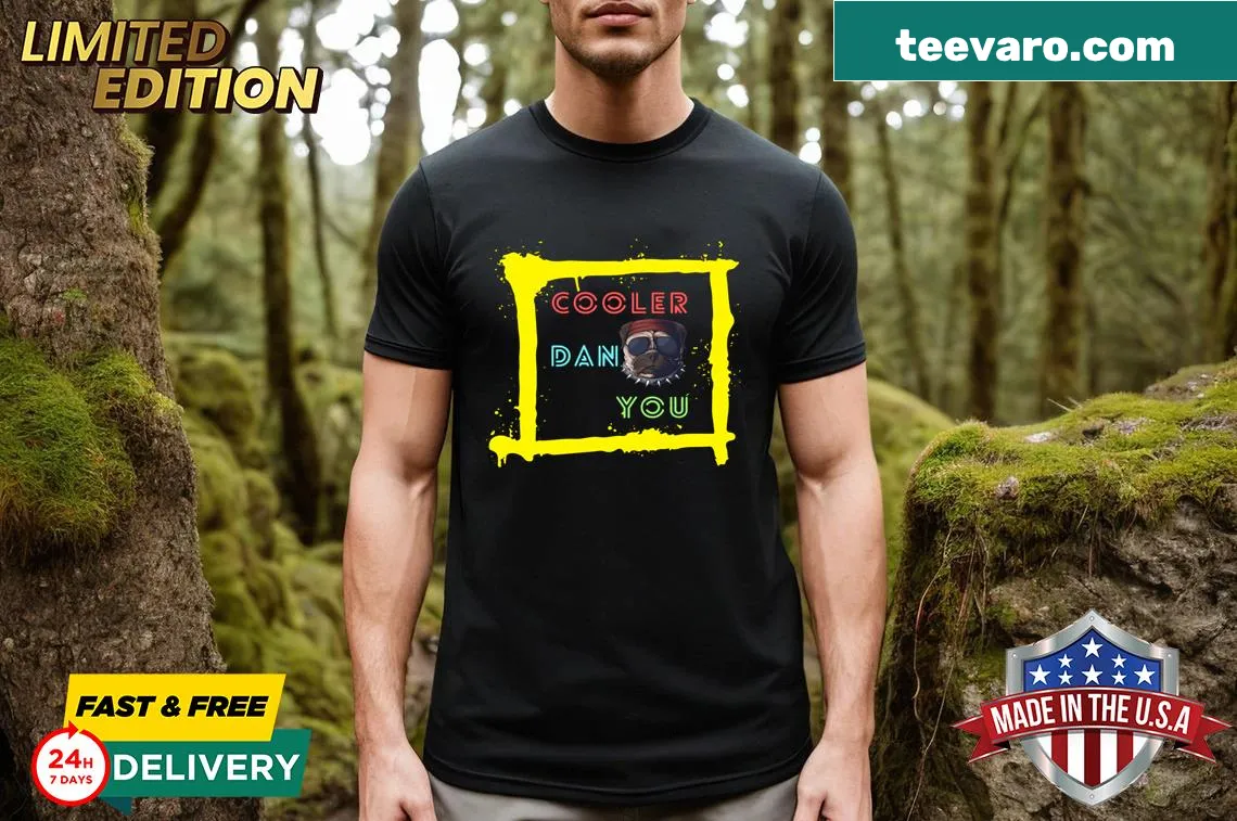 Playful dog-themed T-shirt celebrating pet companionship — on a men's t-shirt