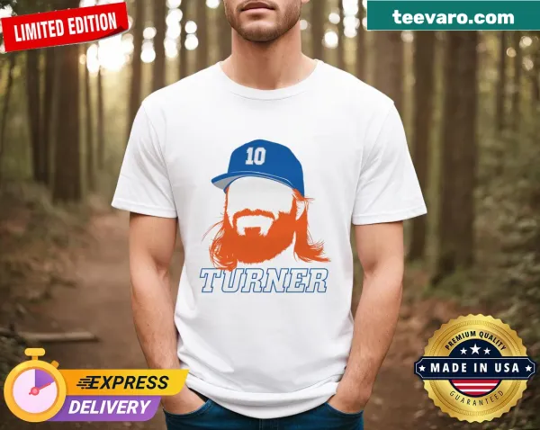 Silhouette design of Justin Turner representing Los Angeles D.
