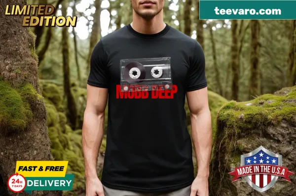 Vintage-style Mobb Deep cassette design t-shirt