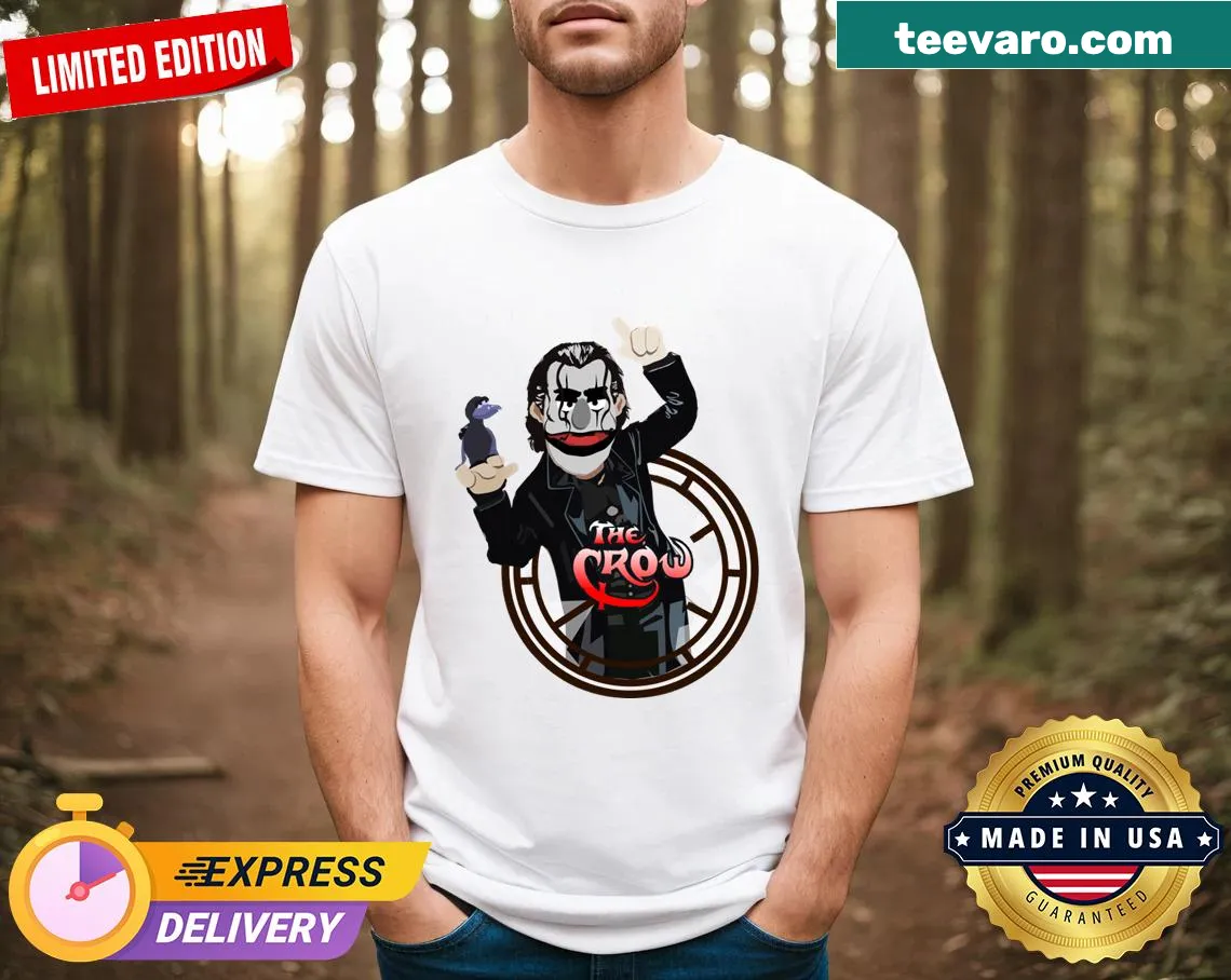 Playful Muppet Crow graphic on a casual t-shirt — on a men's t-shirt