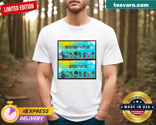 Humorous t-shirt with cultural commentary