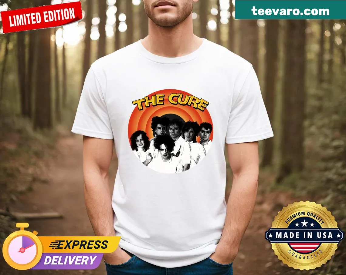 Vintage cartoon T-shirt with the phrase 'Boys Don't Cry' — on a men's t-shirt
