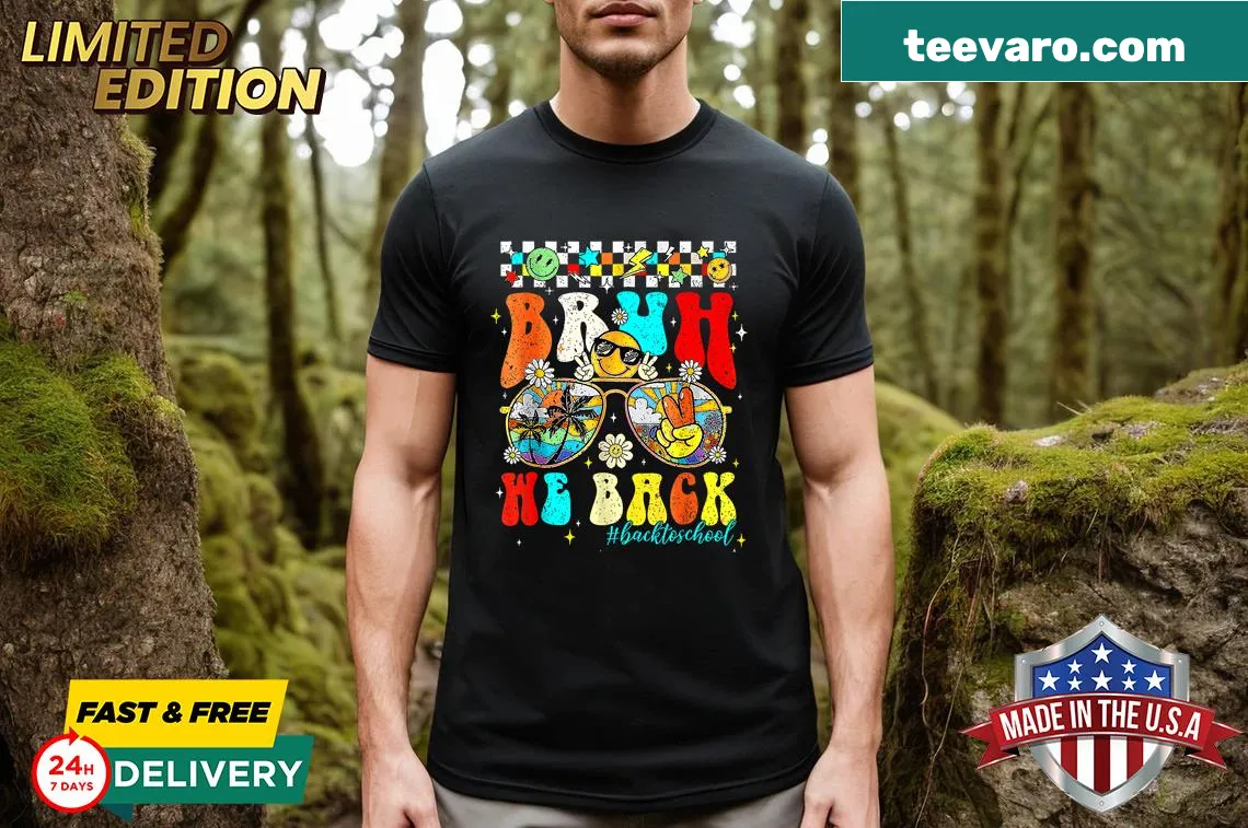 Funny back-to-school T-shirt for teachers with humorous saying — on a men's t-shirt