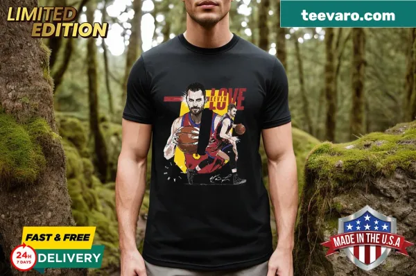 Illustrative Kevin Love Cleveland Dual T-shirt for fans