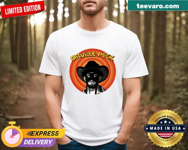 Cartoon-style Orville Peck T-shirt featuring a playful graphic