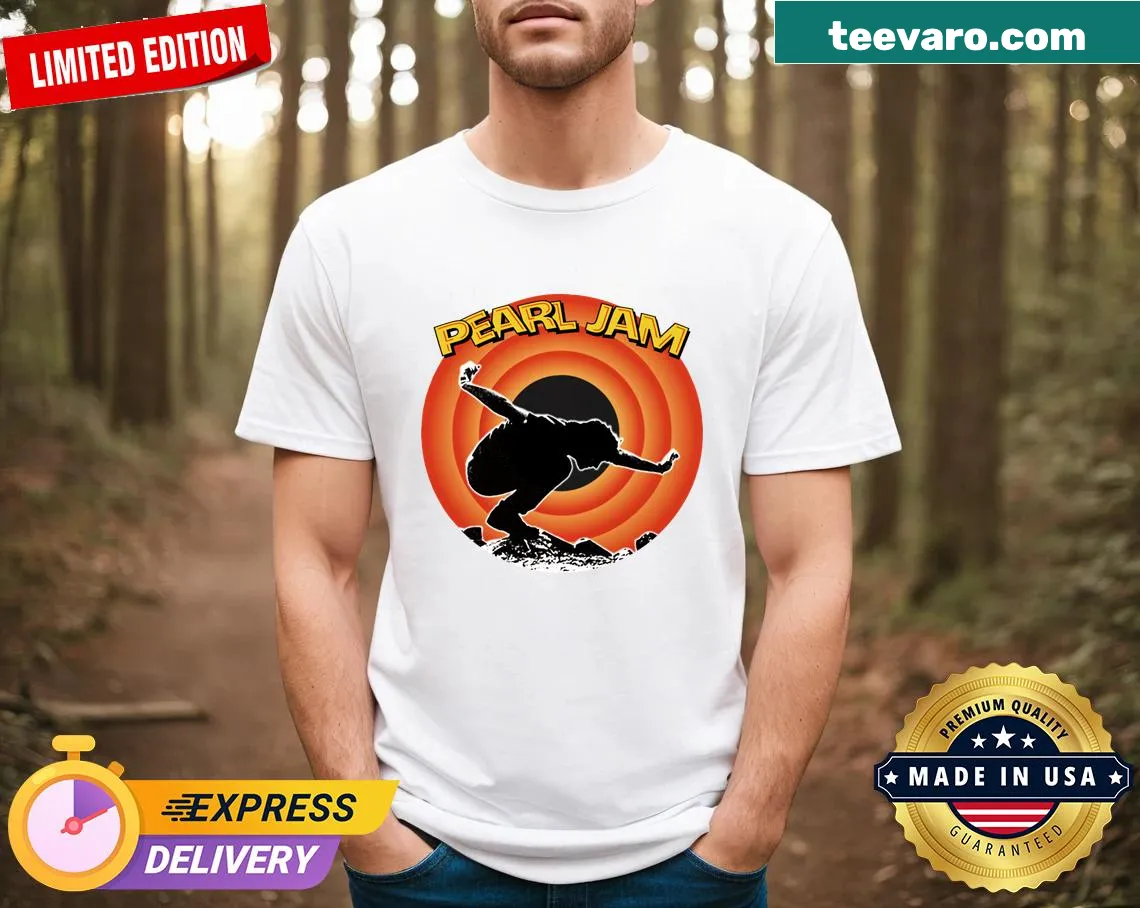 Vintage cartoon Yellow Ledbetter T-shirt with playful illustrations — on a men's t-shirt