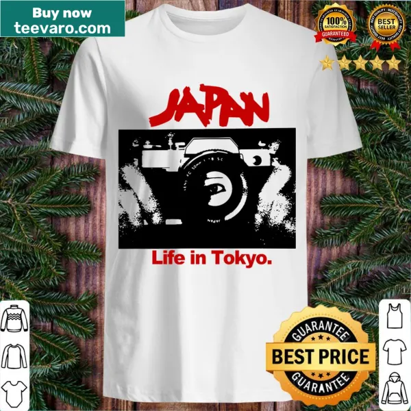 Vintage-styled David Sylvian Life In Tokyo graphic t-shirt