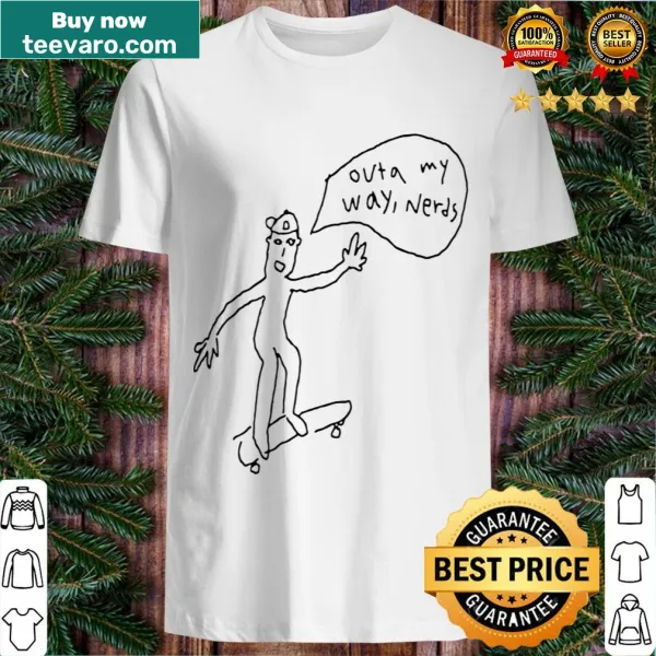 Bold graphic tee with the text 'My Way Nerds' for proud nerds