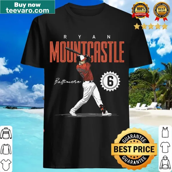 Ryan Mountcastle themed t-shirt featuring baseball graphics