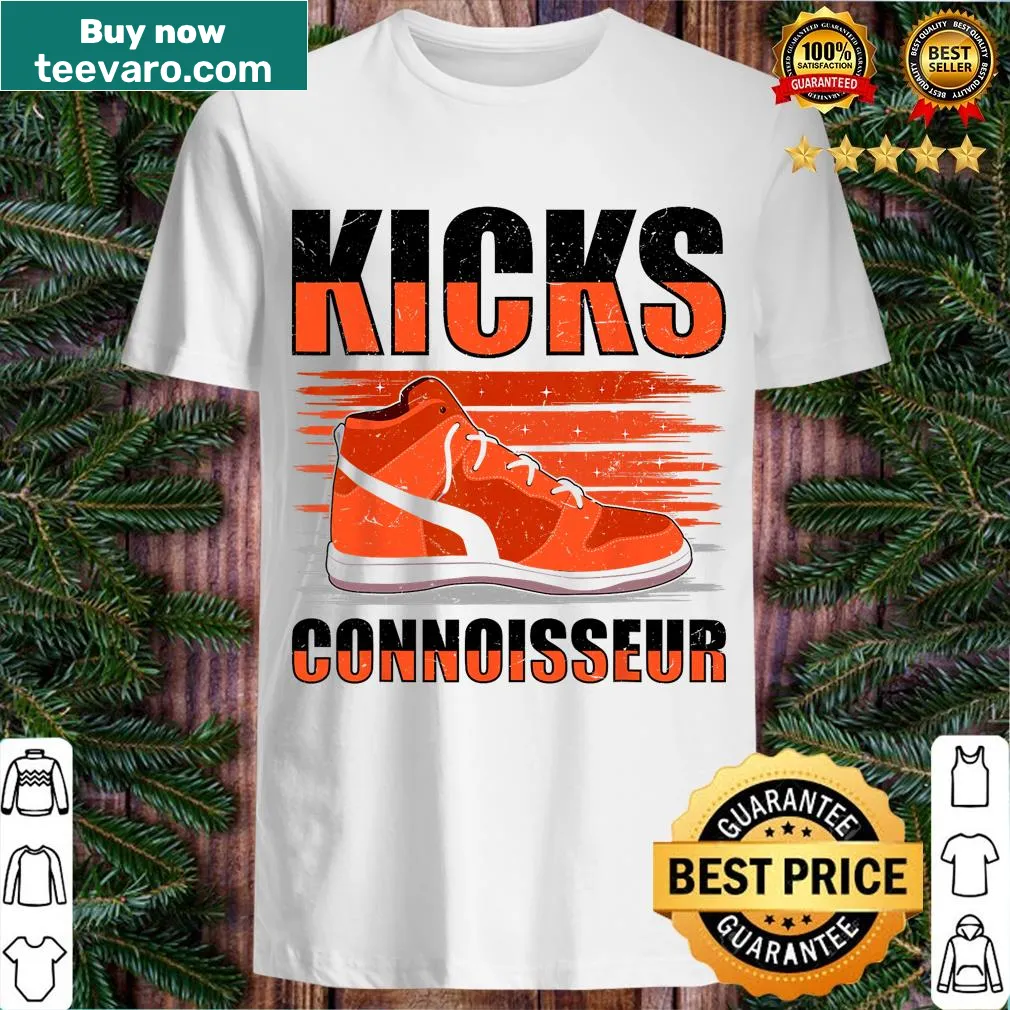 Fun t-shirt for shoe lovers featuring a playful sneaker-related graphic — on a men's t-shirt