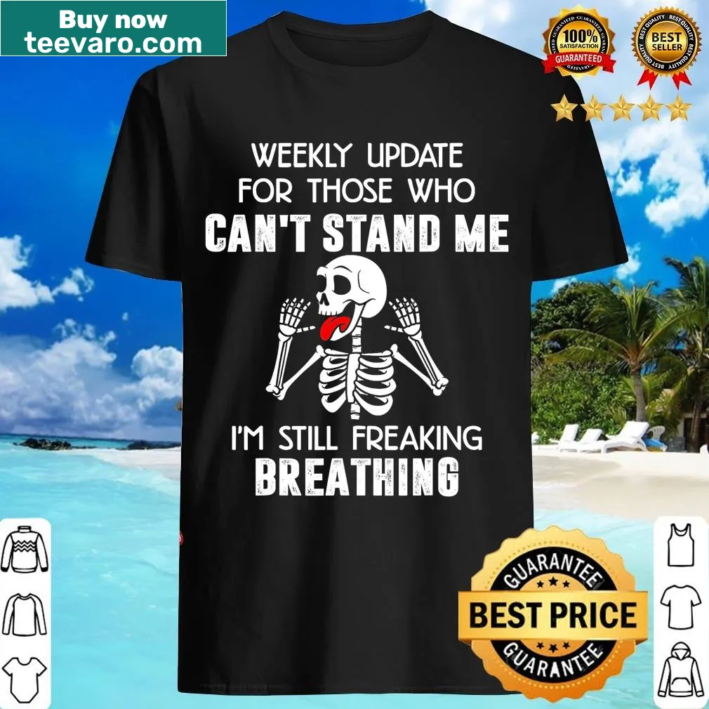 Sassy T-shirt featuring a humorous skeleton quote — on a men's t-shirt