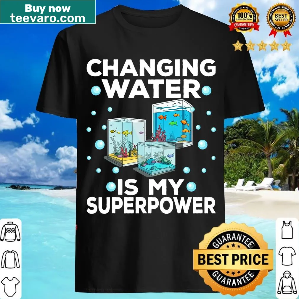 Humorous aquarium fishkeeper t-shirt for fish enthusiasts — on a men's t-shirt