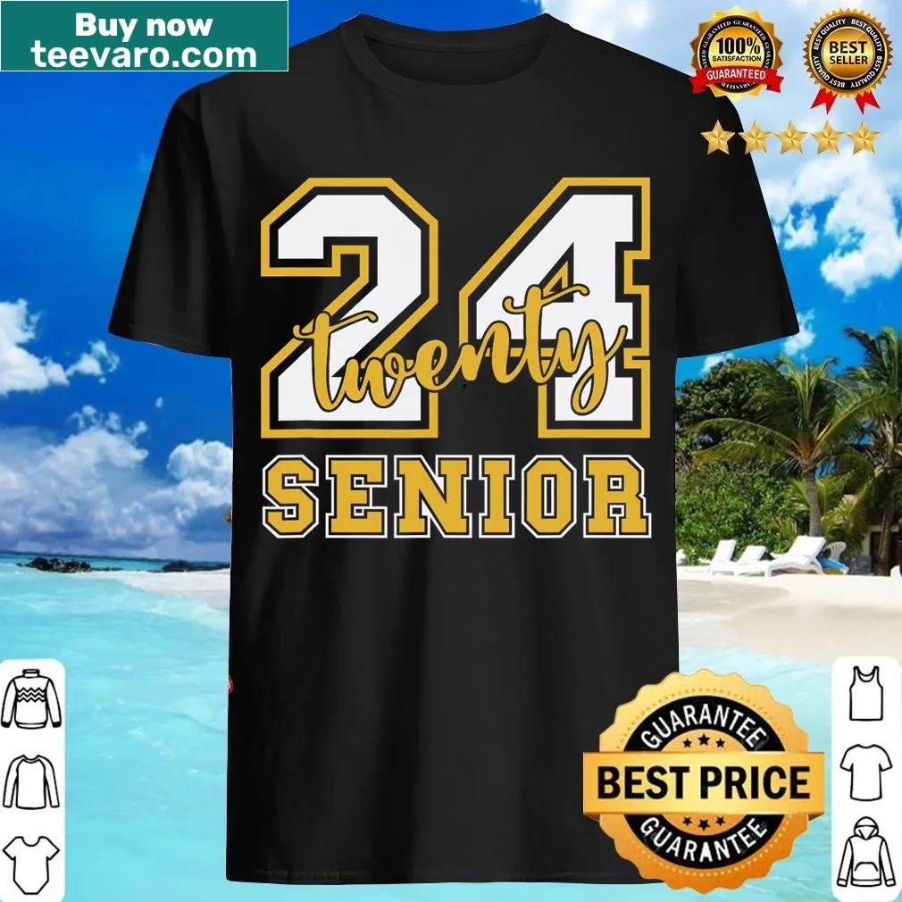 Graduation t-shirt for the Class of 2024 — on a men's t-shirt