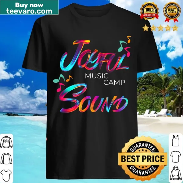 T-shirt celebrating joyful sounds in music