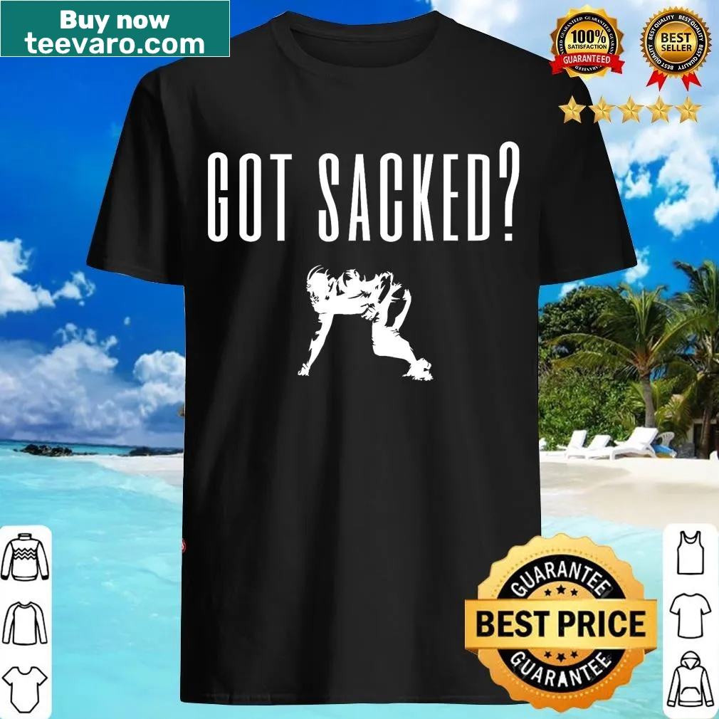 Football t-shirt with tough lineman quote in bold typography — on a men's t-shirt