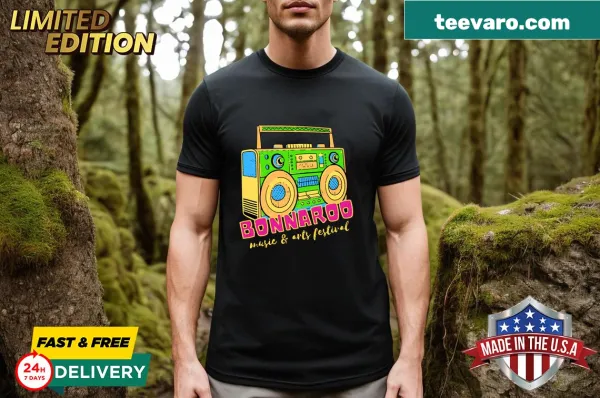 Typography design celebrating Bonnaroo Music and Arts Festival