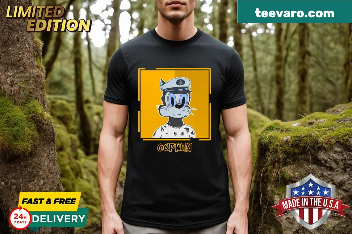 Funny cartoon animals design on an NFT t-shirt — on a men's t-shirt