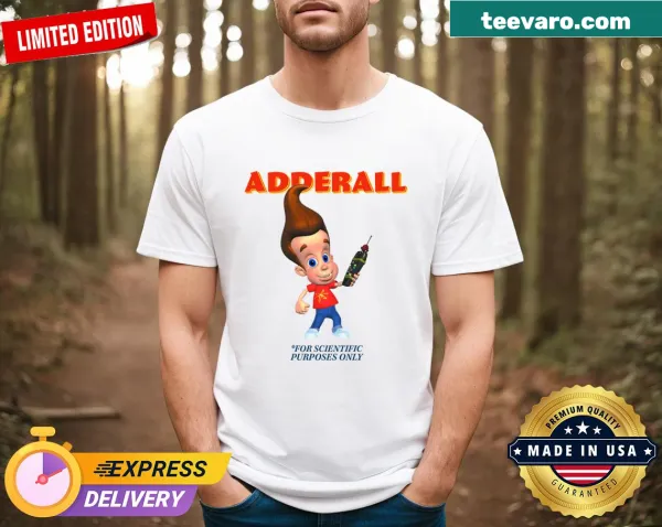 Jimmy Neutron t-shirt with cartoon graphics of the main character