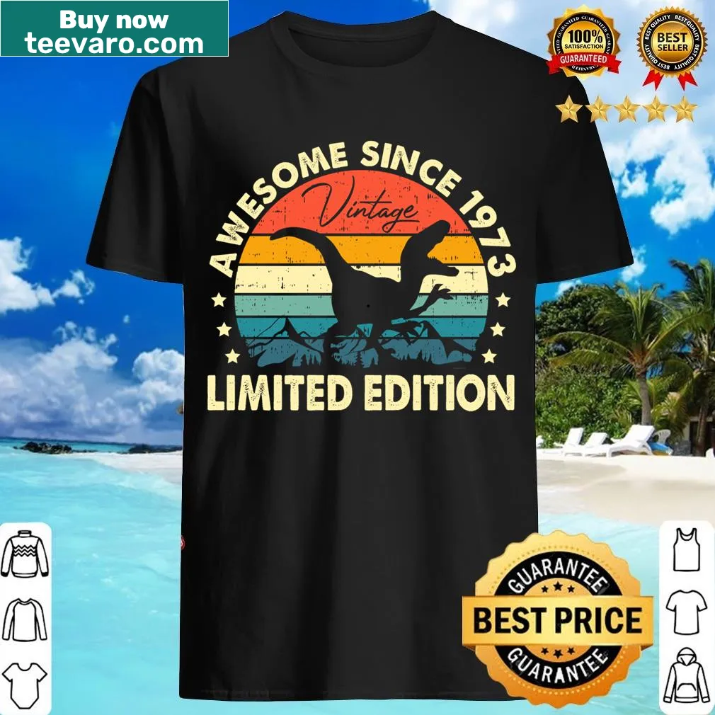 Retro 50th birthday t-shirt for men — on a men's t-shirt
