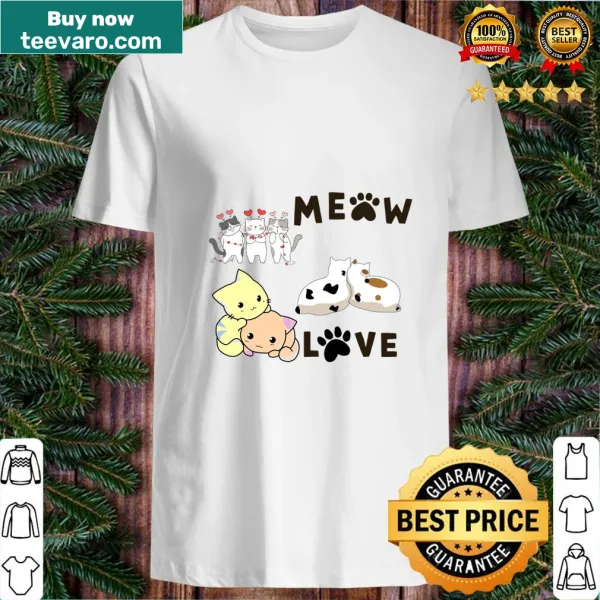 Heartbeat graphic with a cat silhouette on a cat-lover t-shirt