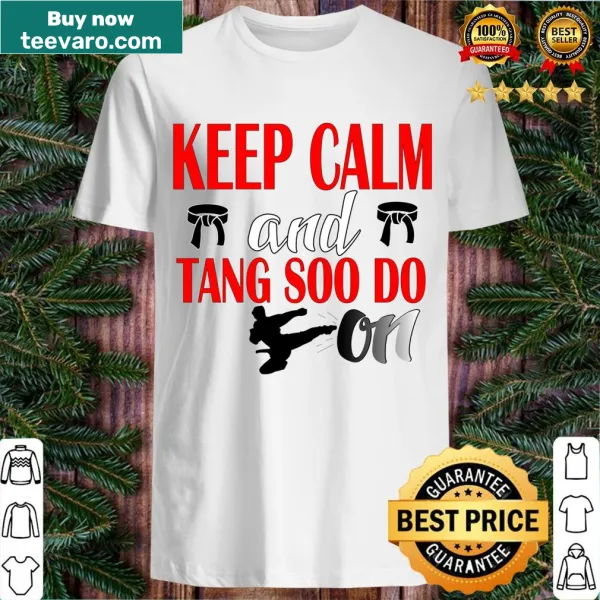 Motivational Tang Soo Do tee with inspirational slogan for fighters