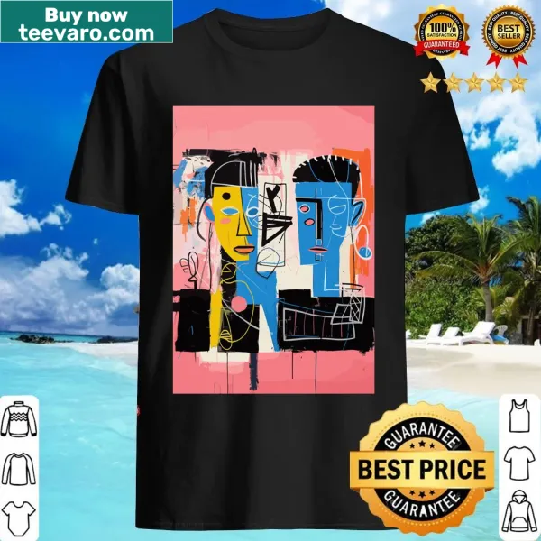Minimalist pop art typography tee for art lovers
