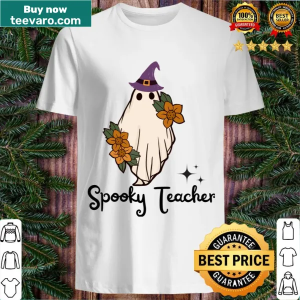 Humorous Halloween design for teachers on T-shirt