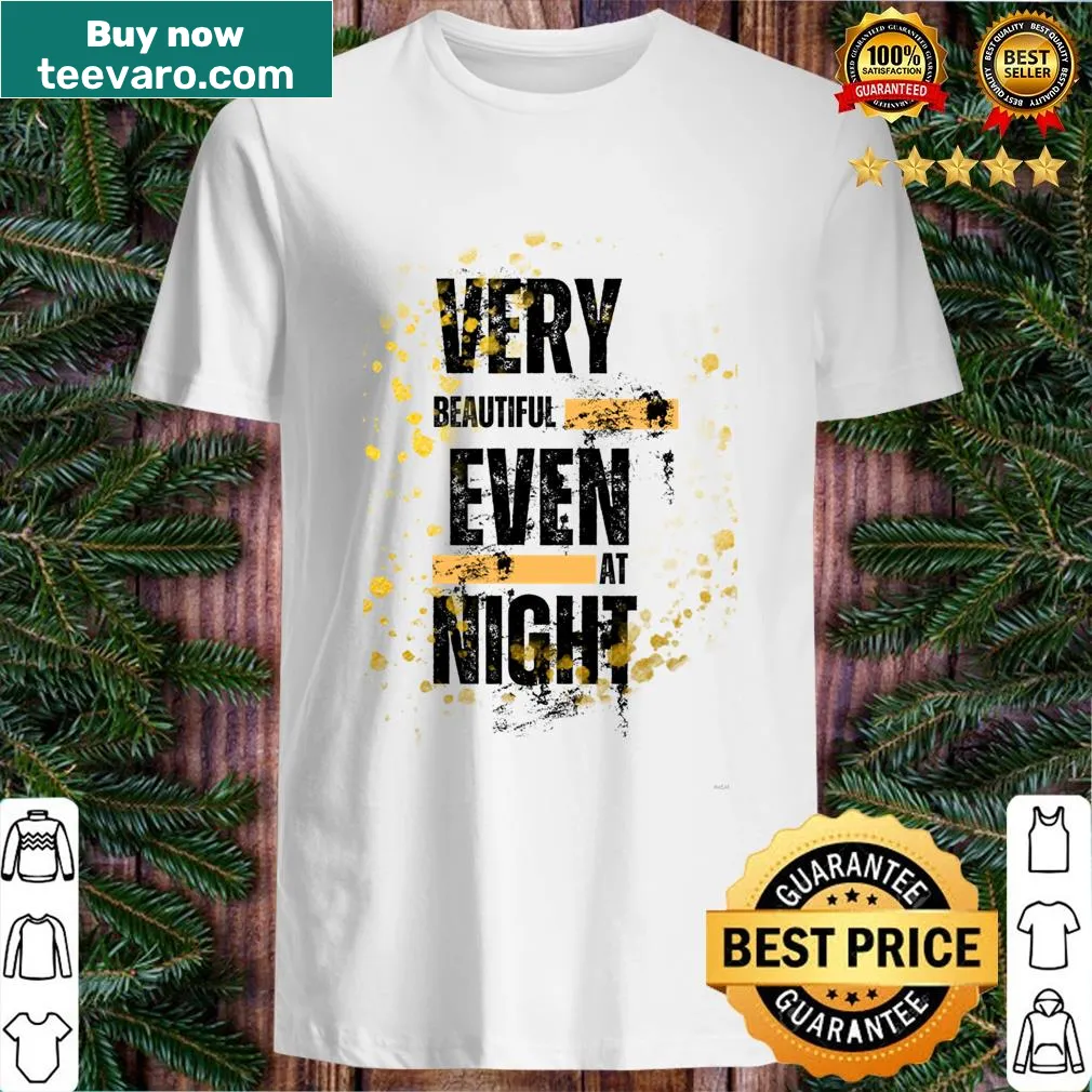 Serene summer night graphic T-shirt celebrating nature's beauty — on a men's t-shirt