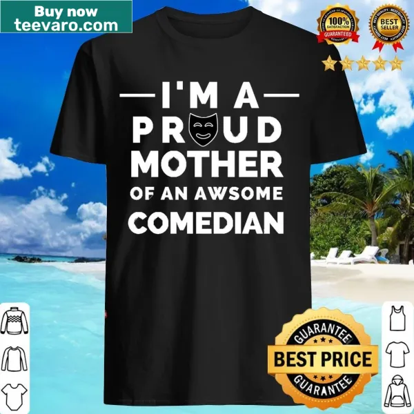 Funny T-shirt for moms with Comedian Mom graphic