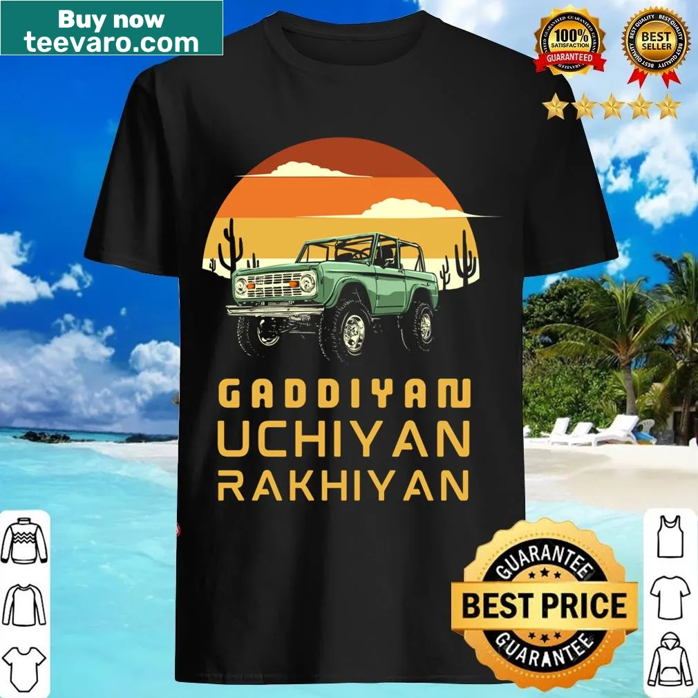 T-shirt celebrating Punjabi music and dance culture. — on a men's t-shirt