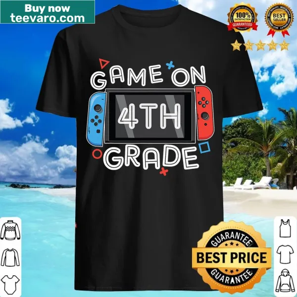Funny graphic tee for kids featuring gaming theme for school