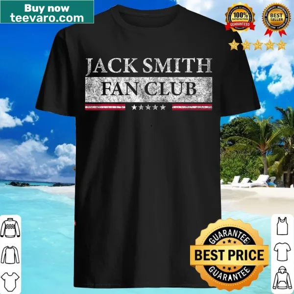 Retro tee featuring USA flag and Jack Smith fan club design