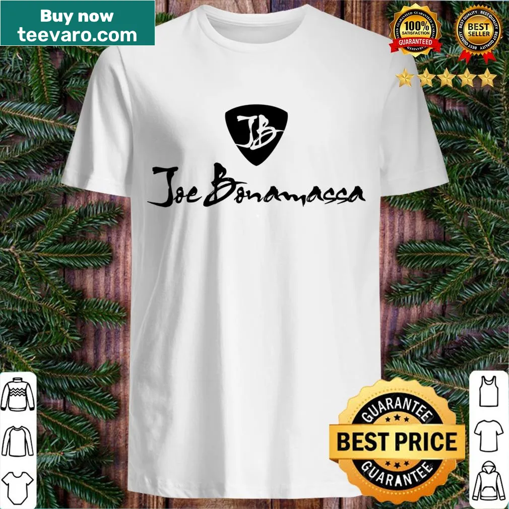 Vintage-style T-shirt honoring Joe Bonamassa and American blues music — on a men's t-shirt
