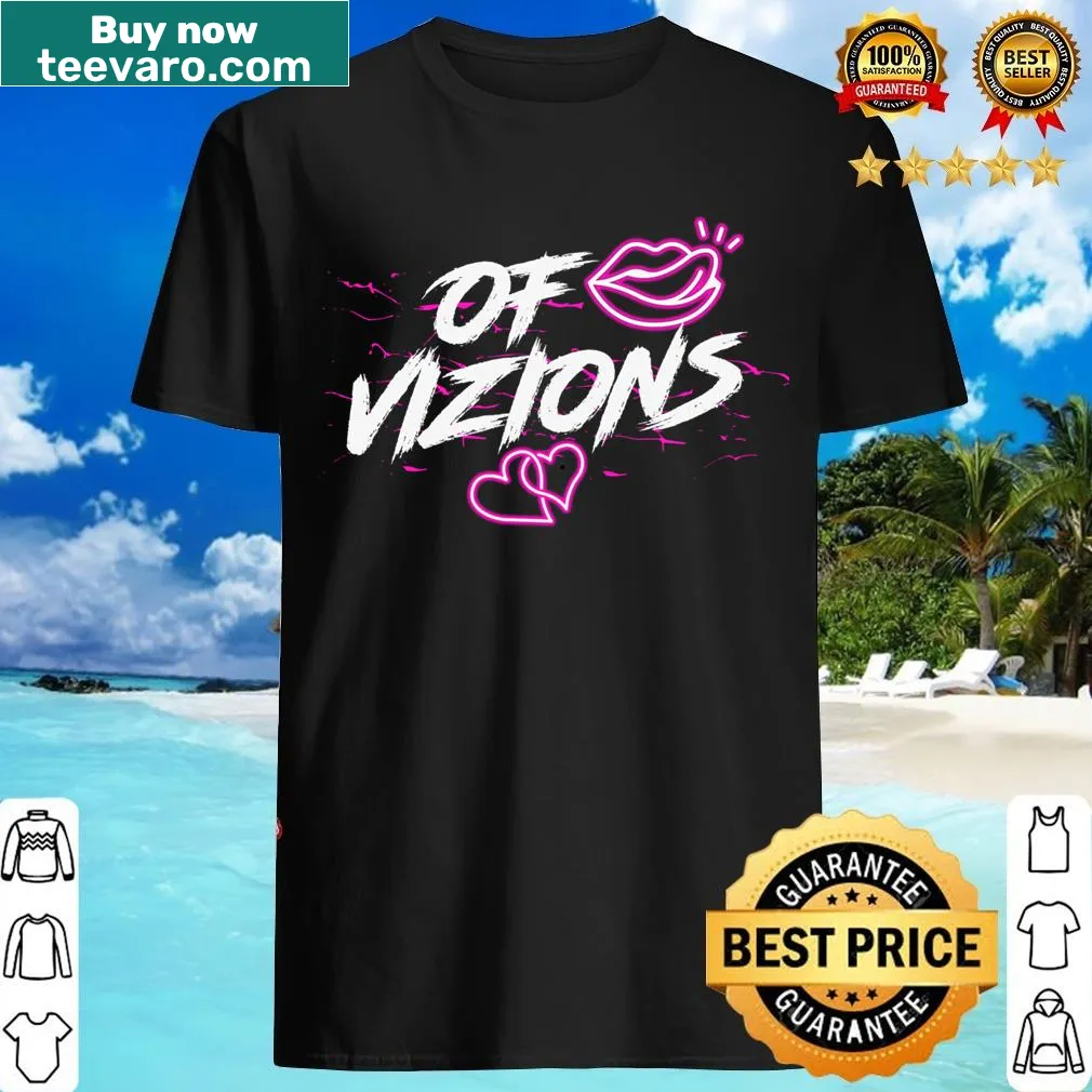 Neon Lips graphic t-shirt featuring striking colorful lips — on a men's t-shirt